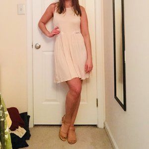 Urban Outfitters pale pink summer dress